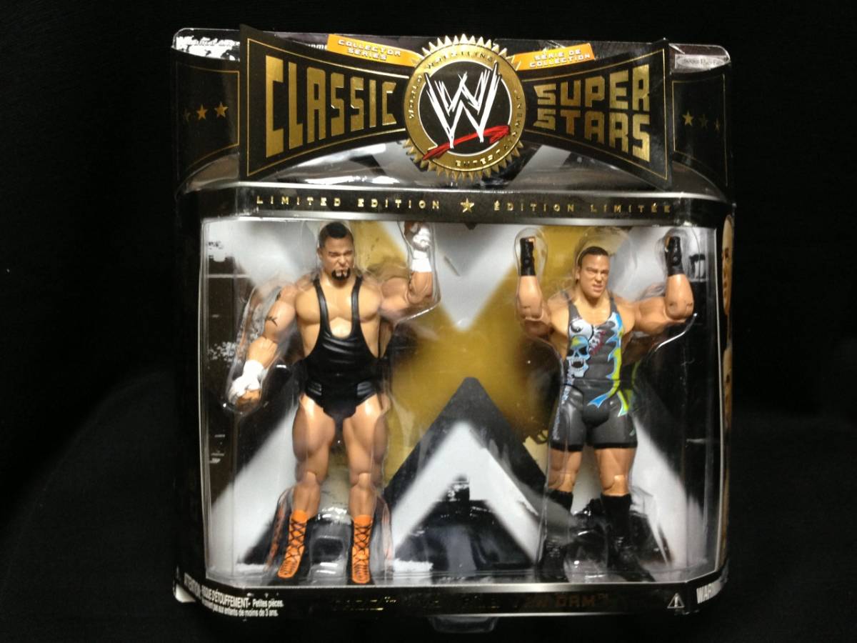 JAKKS:WWE Classic Superstars 2Pack Series 11 タズ&ロブ・ヴァン・ダム(未開封品)拍卖