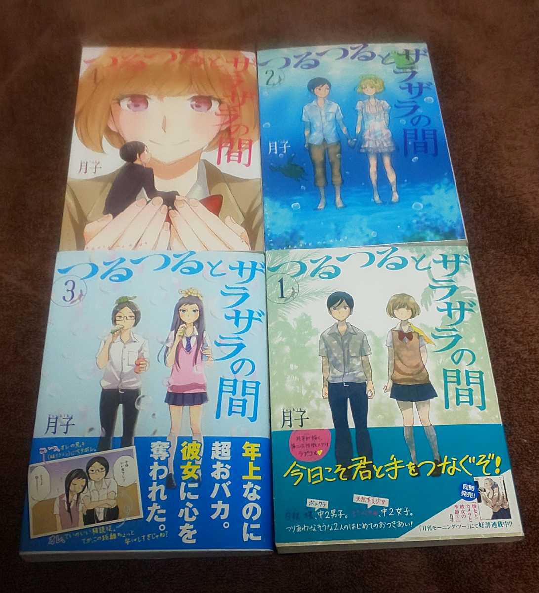 ★『つるつるとザラザラの間』★1~4巻(完.初版.2冊帯あり)★月子★拍卖