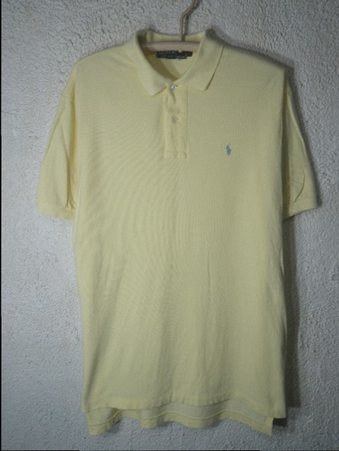 n4562 Polo Ralph Lauren ポロ ラルフローレン アメリカ製 USA 90s ビンテージ vintage 大きめコーデ 半袖 ポロシャツ拍卖