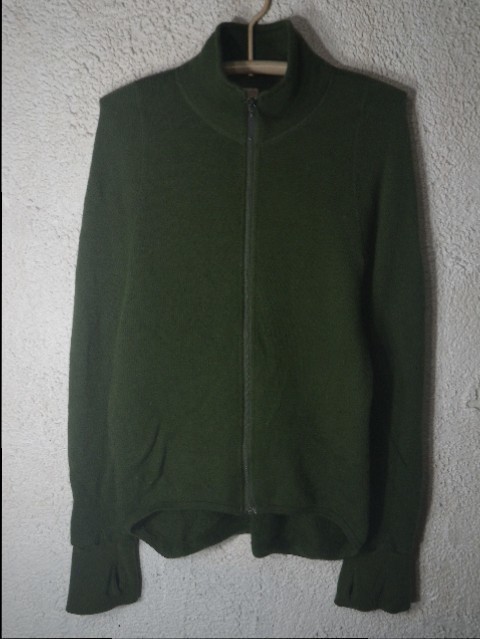 n4942 Ullfrotte Original ウルフロテ スウェーデン製 ビンテージ vintage ウール ポリアミド 混紡 ジップ ニット ジャケット拍卖