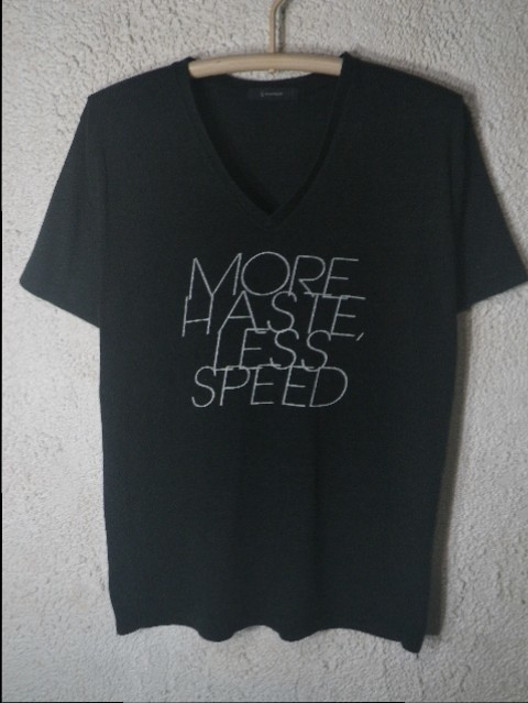 n4540 RAGEBLUE レイジブルー 半袖 Vネック プリント tシャツ L 人気 送料格安拍卖