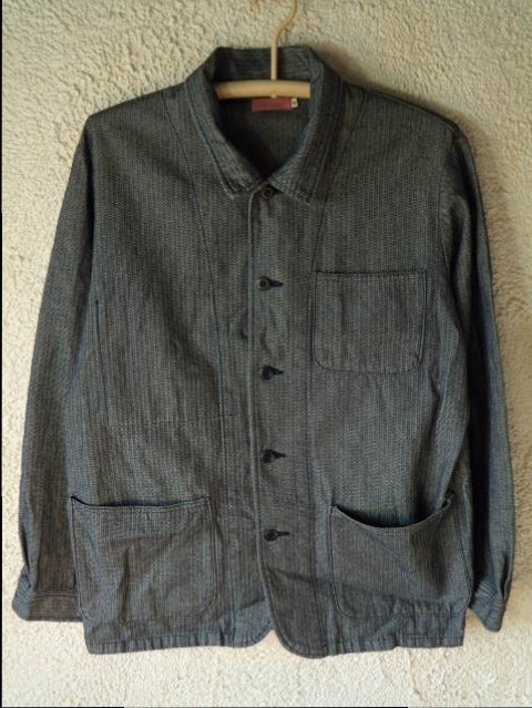 n1703 チャオパニック Ciaopanic 日本製 デニム ジャケット カバーオール 縫い目 ストライプ 人気 拍卖