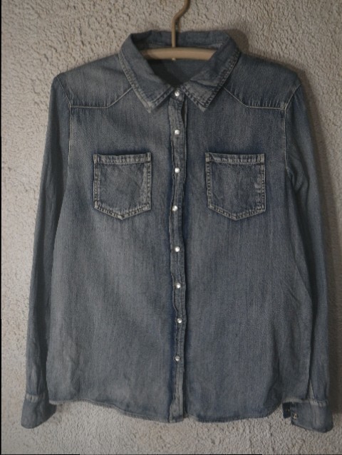 n5002 MONKEY BITE モンキーバイト 長袖 オールドウォッシュ デニム ウエスタン シャツ 刺繍 メキシコ 骸骨 スカル拍卖