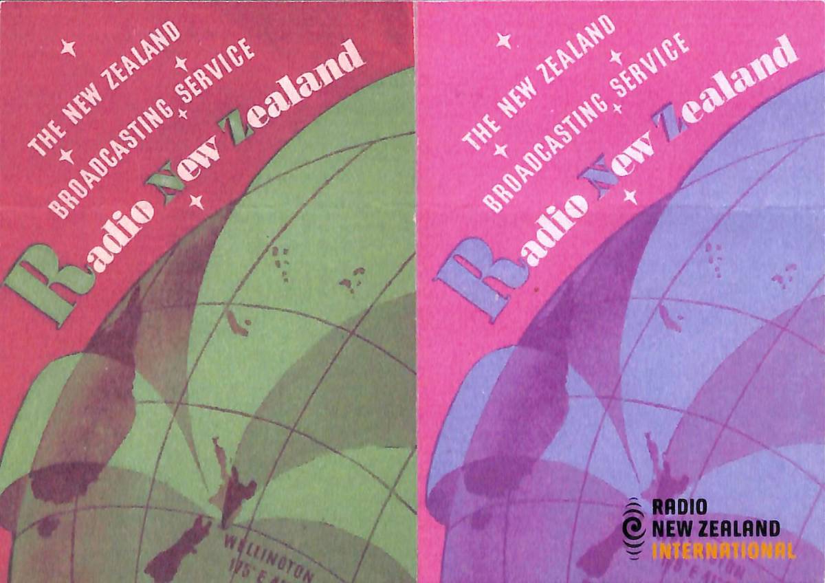 BCL★希少ベリカード★RNI★ラジオ・ニュージーランド+おまけ★日立PERDISCO★パディスコ★ラジカセレコーダー★TRK-8600RMカラーSB付拍卖