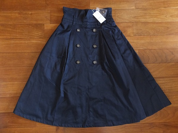 dazzlin ダズリン ロングスカート S 紺 ネイビー 新品 タグ付き拍卖
