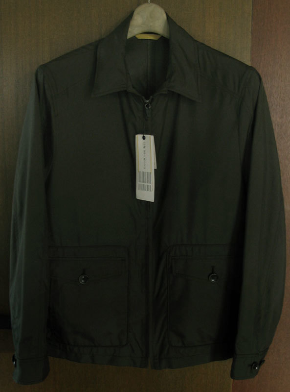 インターメッツォ ジップアップブルゾン 濃グリーン ポリ100% L 秋冬 新品拍卖