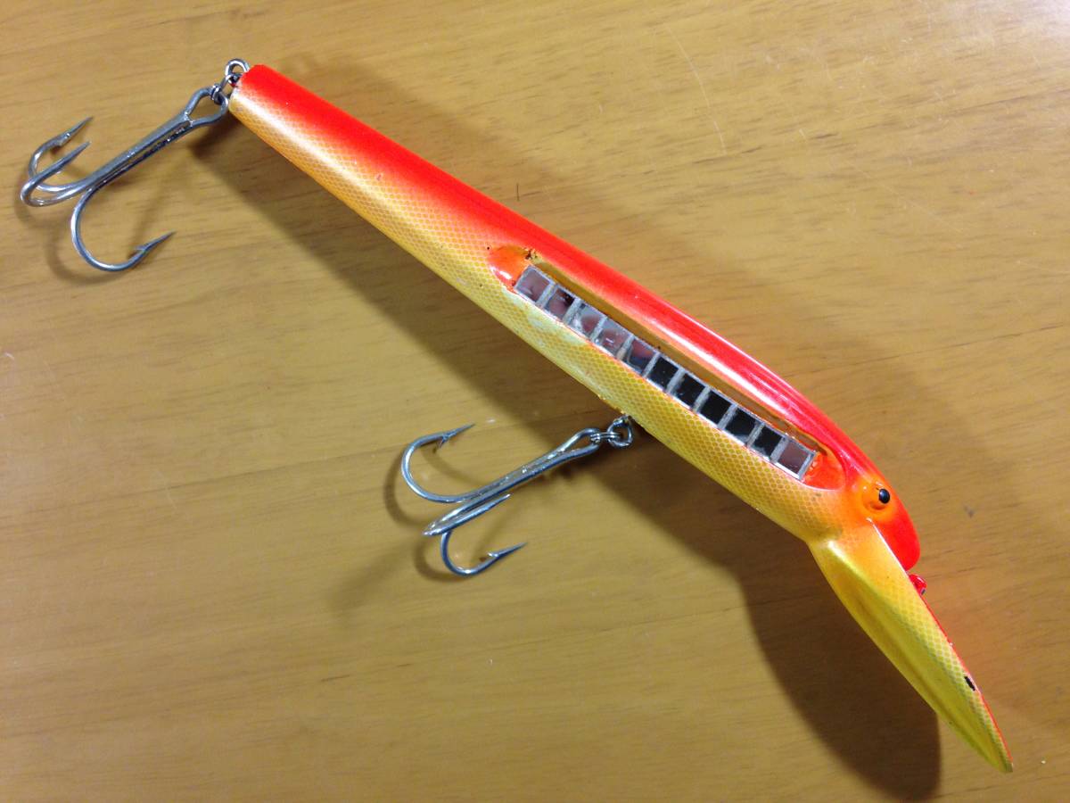 ★BOONE★ ブーン サンダンス ストライパープラグ 20.5cm オレンジイエロー 検索用 デカバス マスキー ラパラ マグナム #18-644拍卖