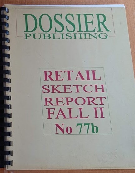 DOSSIER PUBLISHING SKETCH REPORT FALL II No77b 拍卖