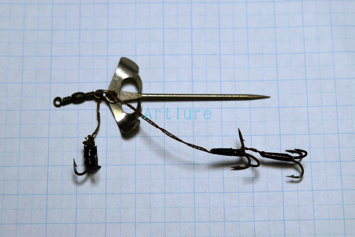 Archer Spinner,c1915, made in England, vintage metal lure, BARTLEET,W.& SONS 4g拍卖
