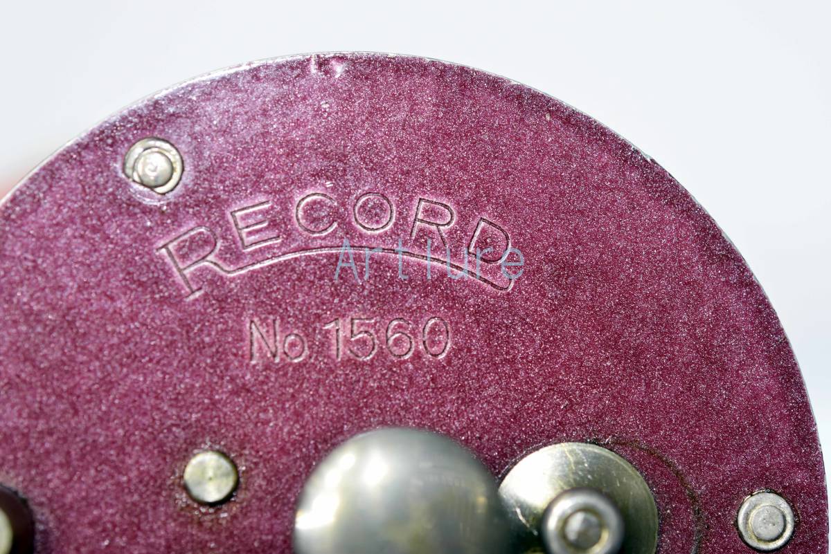 希少 ABU RECORD 1560C, VINTAGE ABU BAIT CASTING REEL C1945-拍卖