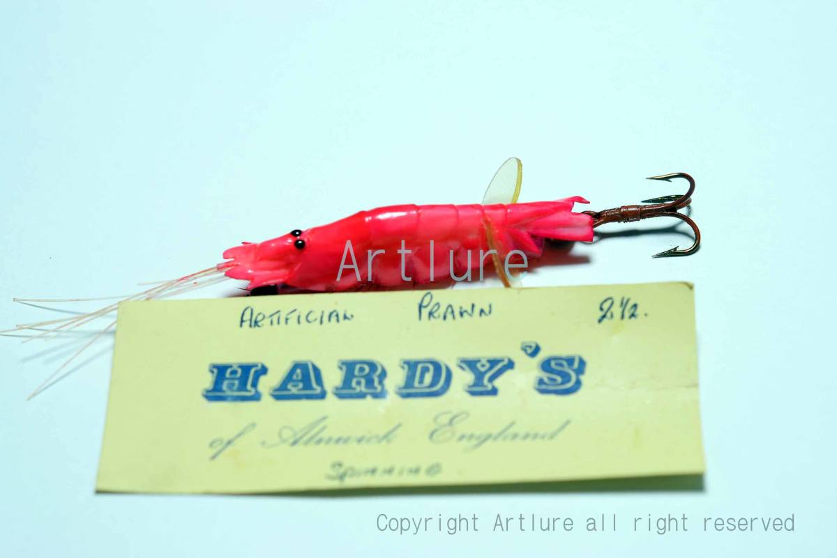HARDY ARTIFICIAL PROWN 2 1/2" ENGLAND VINTAGE LURE Y32-213拍卖