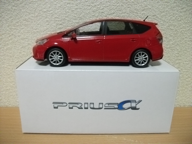 ◇【送料無料】【発送は土日のみ】非売品 プリウスα カラーサンプルミニカー スーパーレッドV◇拍卖