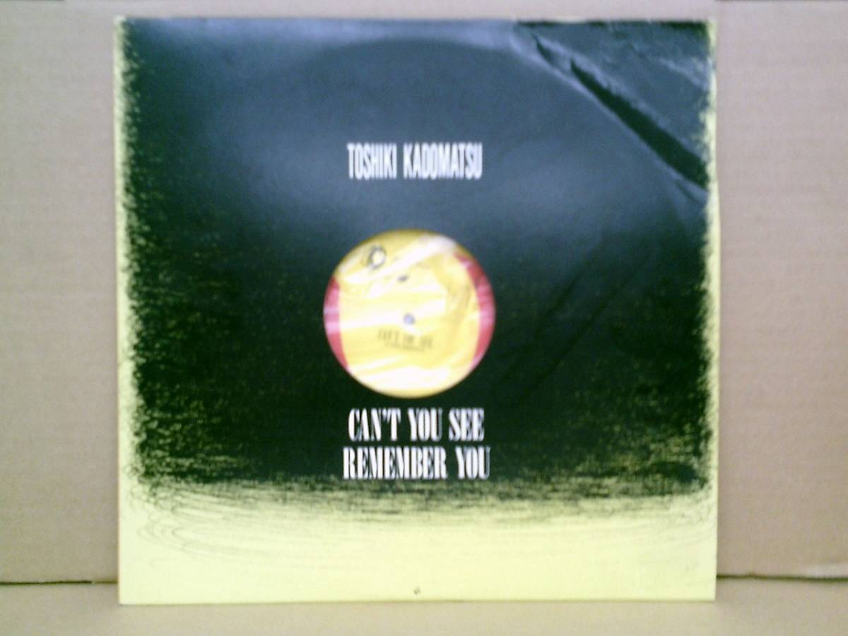 角松敏生 - Can't You See/Remember You◇12" レンタルアップ拍卖