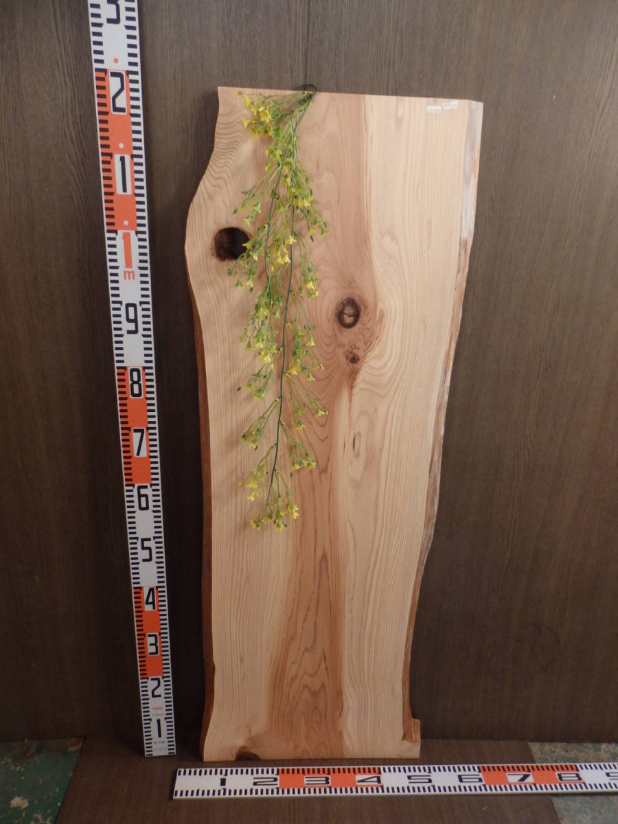 b0111003 新潟産杉●約1m19cm×44cm×2.1cm☆無垢板1枚板 木材 板 DIY 板材 天板 棚板 テーブル 看板 花台など種類豊富!拍卖