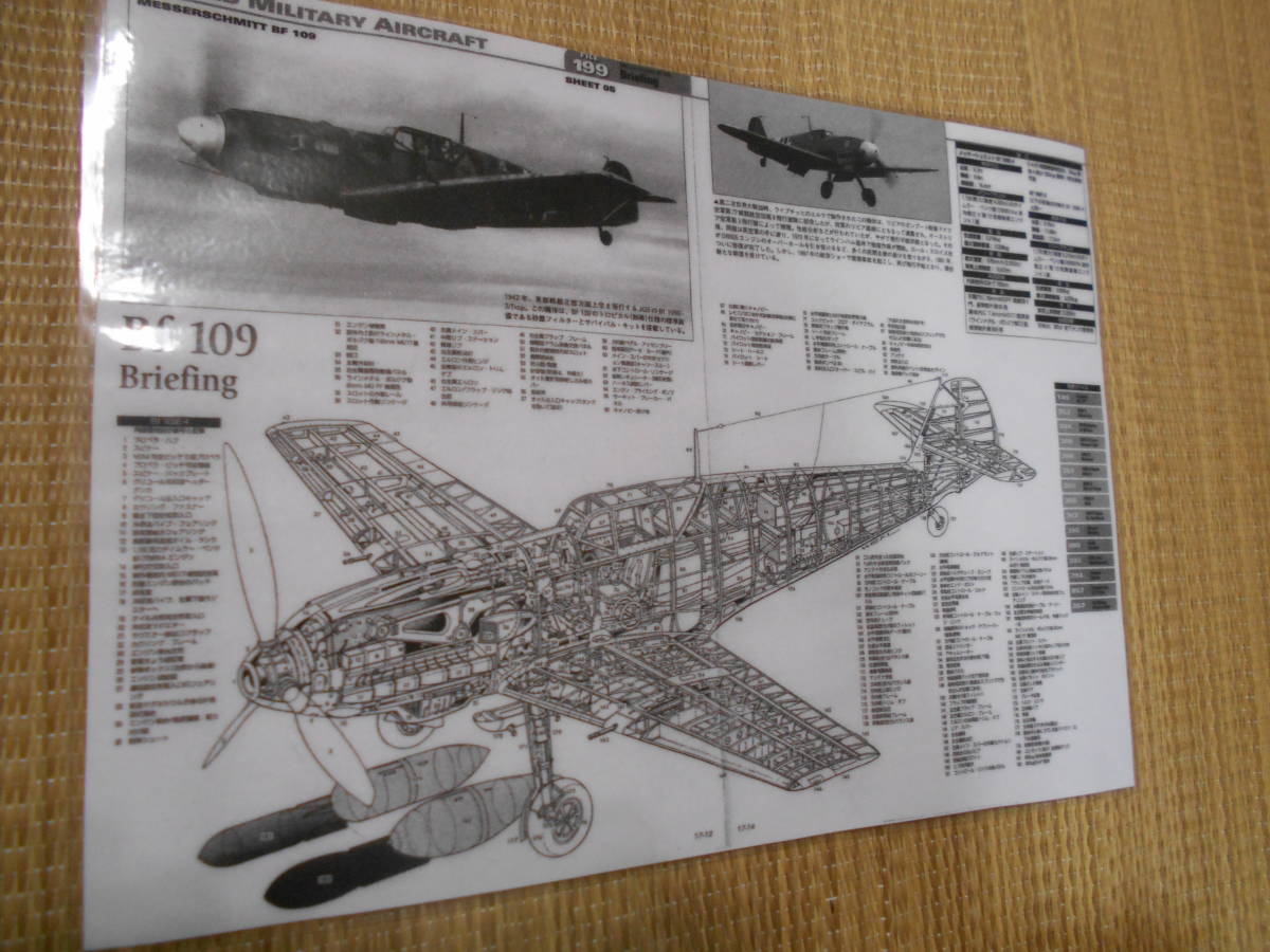 透視イラスト ルフトバッフェ Bf109E4戦闘機拍卖