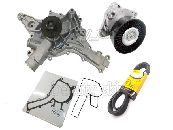 ベンツ W202 W203 W210 W211 W220 R129 R230 ウォーターポンプ ベルトテンショナー Vベルト 3点セット 1122001501 1122000970 6PK2390 新品拍卖