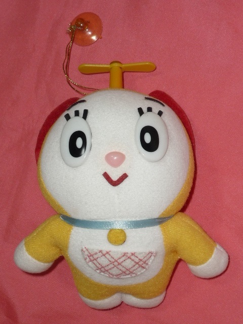激レア!レトロ 藤子不二雄 ドラえもん キャラクター タケコプター ドラミちゃん 吸盤付 ぬいぐるみ (非売品)拍卖
