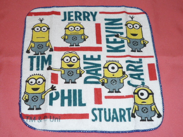 激レア!カワイイ♪ ミニオンズ キャラクター ハンドタオル ①拍卖