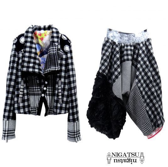 ニガツ★NIGATSUのサルエルパンツ★未使用2もんぺ拍卖