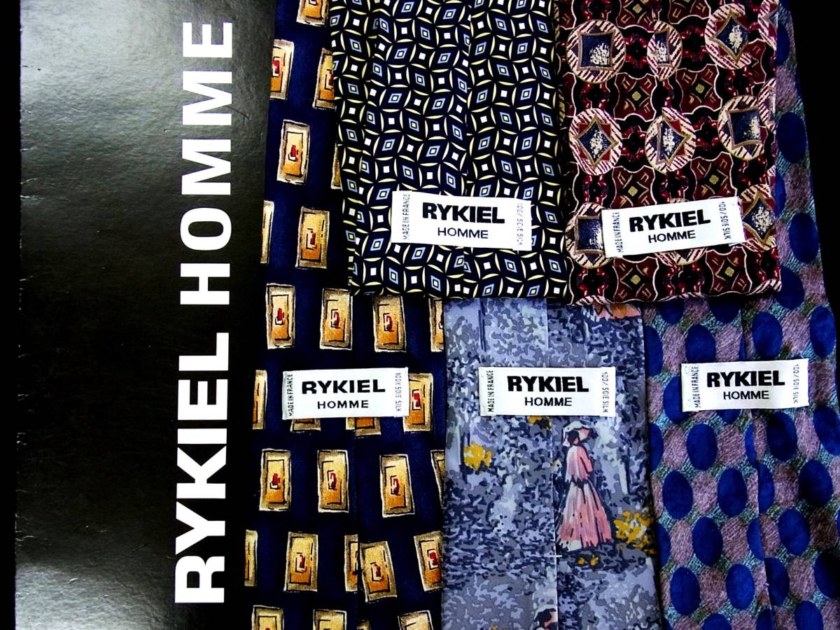 ■即決セール■J0354■ 5本セット全て・ソニア リキエル【RYKIEL】ネクタイ拍卖