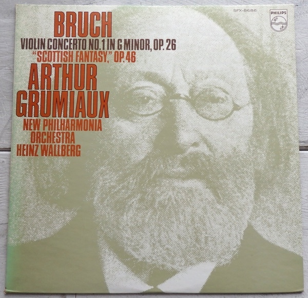 LP ブルッフ ヴァイオリン協奏曲第1番 スコットランド幻想曲 グリュミオー ワルベルク ニュー・フィルハーモニア管 SFX-8686拍卖