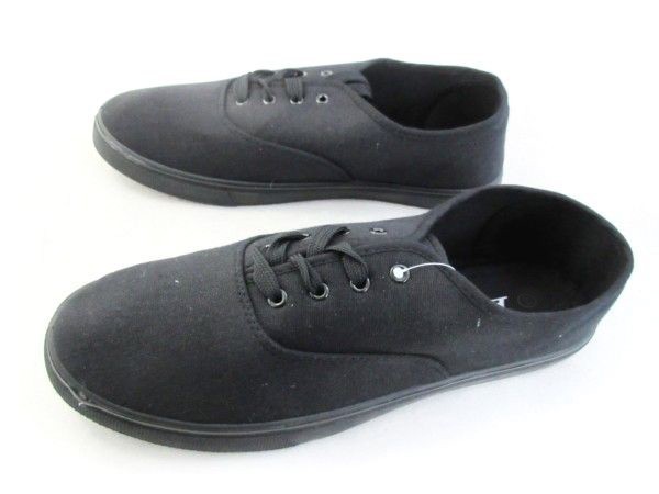 1円~2324-387新品AAAローカット/レースアップスニーカー19㌢黒♂拍卖