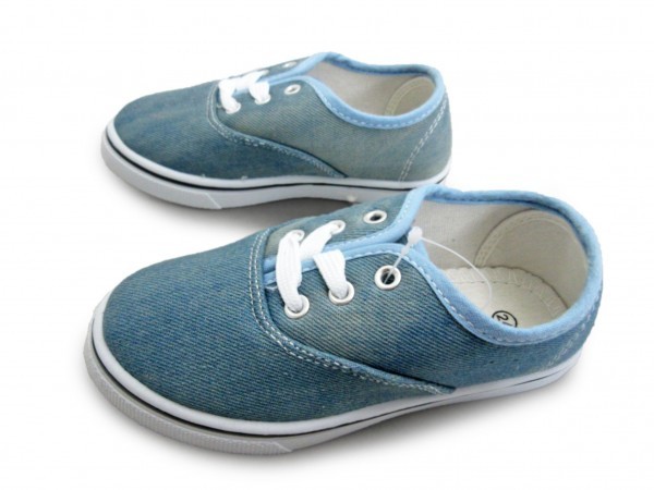 1円~cL632新品AAAローカット/レースアップスニーカー17㌢BLUE♂拍卖