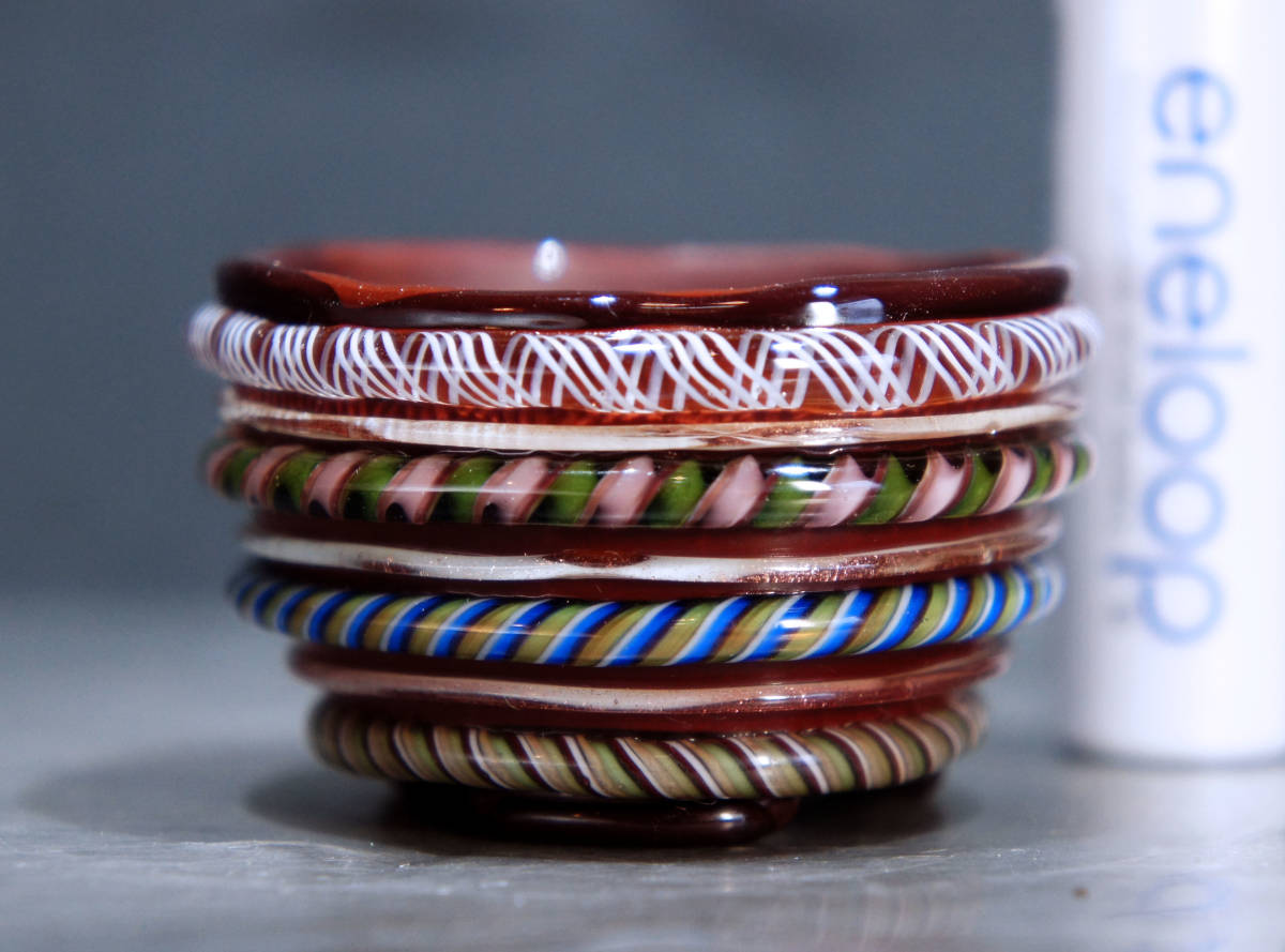 裕子 盆栽鉢 コアガラス 植木鉢 直径5cm 高さ3cm拍卖