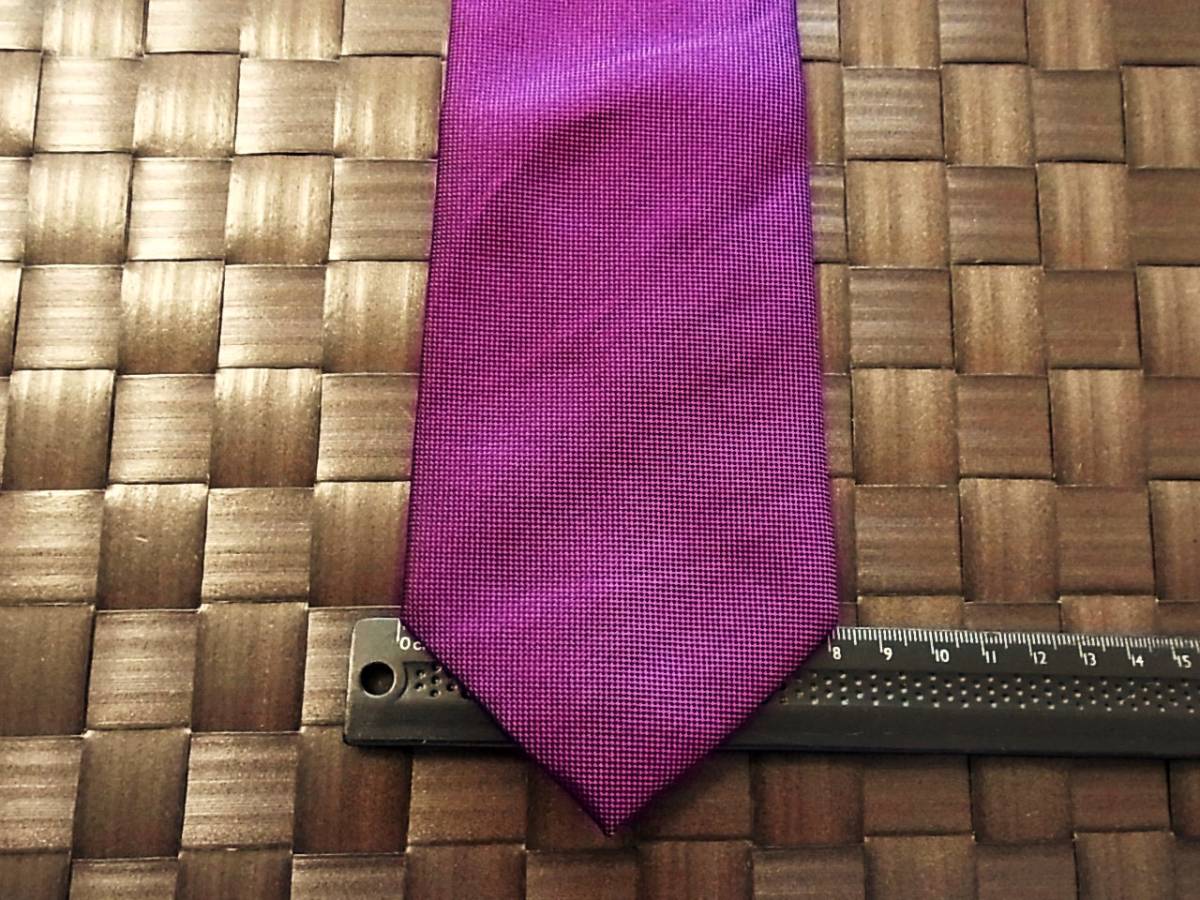 【特選】2035美品【人気の超細ナロータイ】スーツセレクト「SUIT SELECT」ネクタイ・シルク100%拍卖