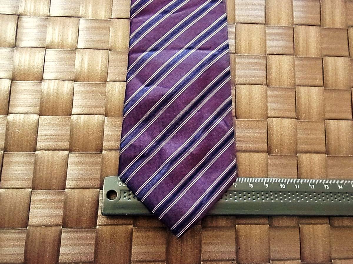 【特選】2028美品【人気の超細ナロータイ】スーツセレクト「SUIT SELECT」ネクタイ・シルク100%拍卖