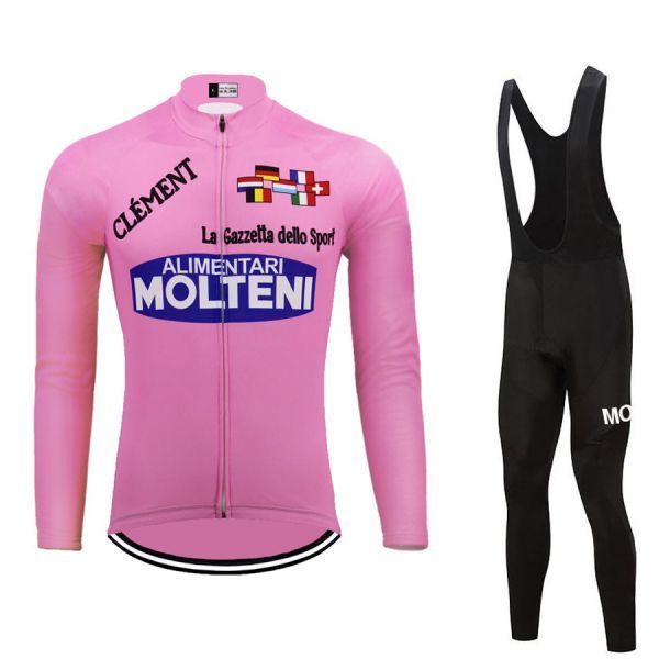 新品 長袖 レトロデザイン 上下セット No40 XXLサイズ イタリア サイクルジャージ ウェア メンズ サイクリング MTB ロードバイク 自転車拍卖