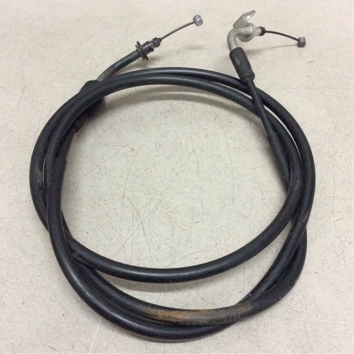 A21-13 スズキ レッツ4 CA45A スロットルワイヤー 動作確認済み 純正部品 固着無し拍卖