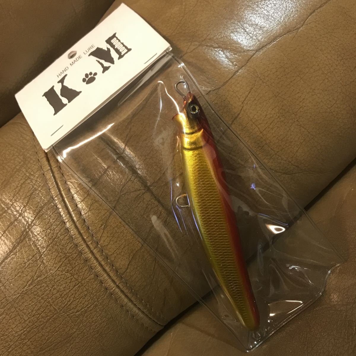 140S グランツ KM工房 新品 赤金 シンキング ダイビング ペンシル トップ ヒラマサ ブリ シイラ 青物 GT マグロ ティンバー グロブス拍卖