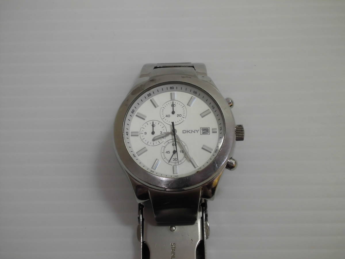 T-26 DKNY ダナキャラン NY-5045 紳士用 クオーツ腕時計 拍卖