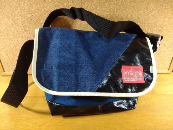 Manhattan Portage/マンハッタンポーテージ ショルダーバッグ 紺 黒 送料350円~拍卖