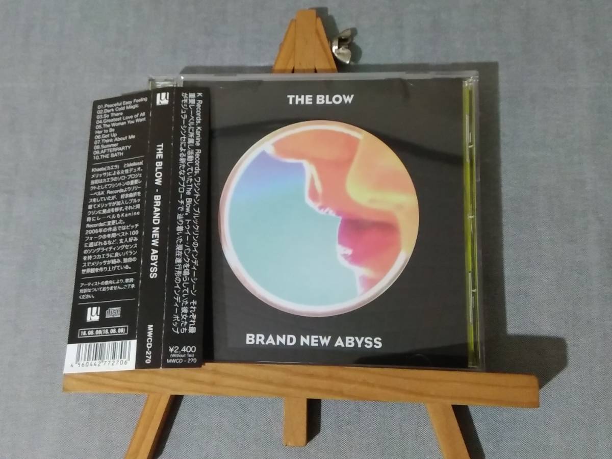 XY22m 即決有 中古CD 国内帯付き 米インディーポップ THE BLOW 『Brand New Abyss』 ザ・ブロウ シンセポップ拍卖