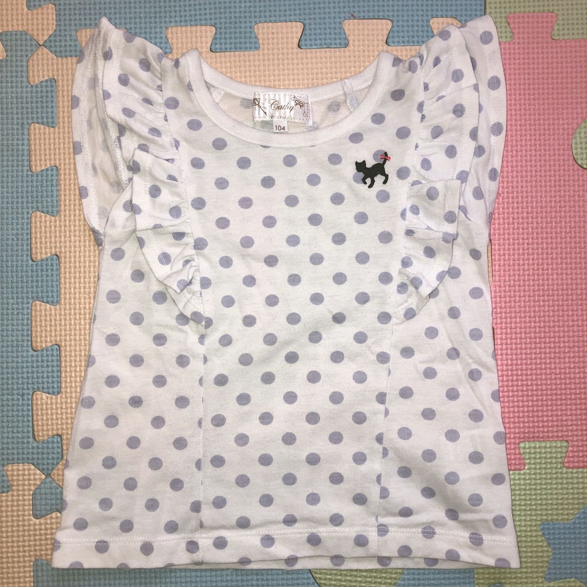 【即決】マザウェイズとっても可愛い女の子用ノースリーブTシャツ 104cm 100cmトップス拍卖