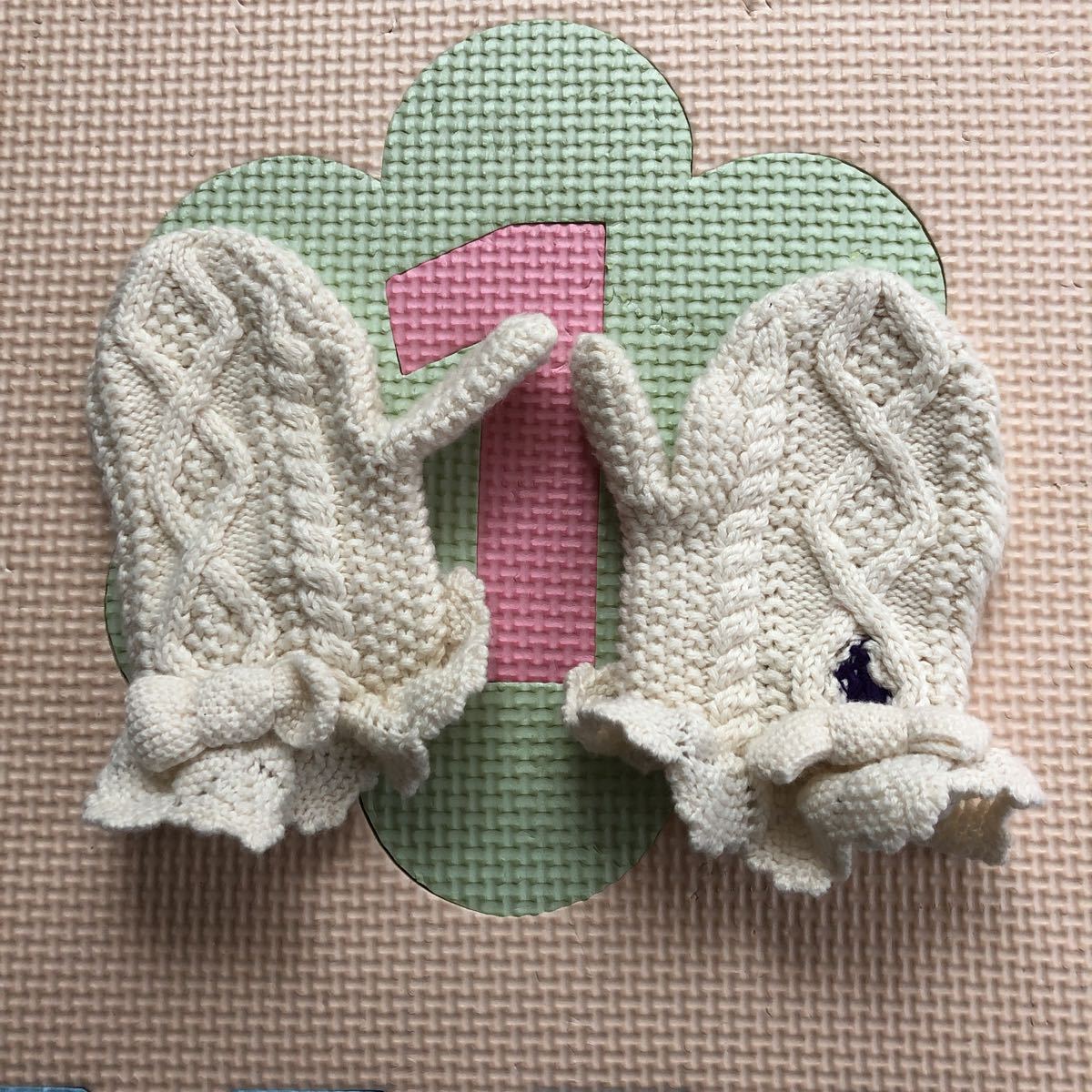 【新品即決】ポロラルフローレンとっても可愛い女の子用手袋 ミトン手袋 1歳 2歳 3歳拍卖