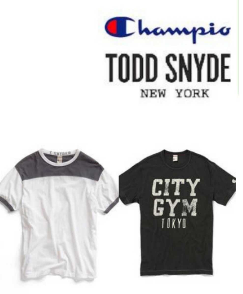 新品 トッドスナイダー×チャンピオン TODDSNYDER×CHAMPIONスラブSURFCLUBグラフィックティーシャツTシャツ拍卖
