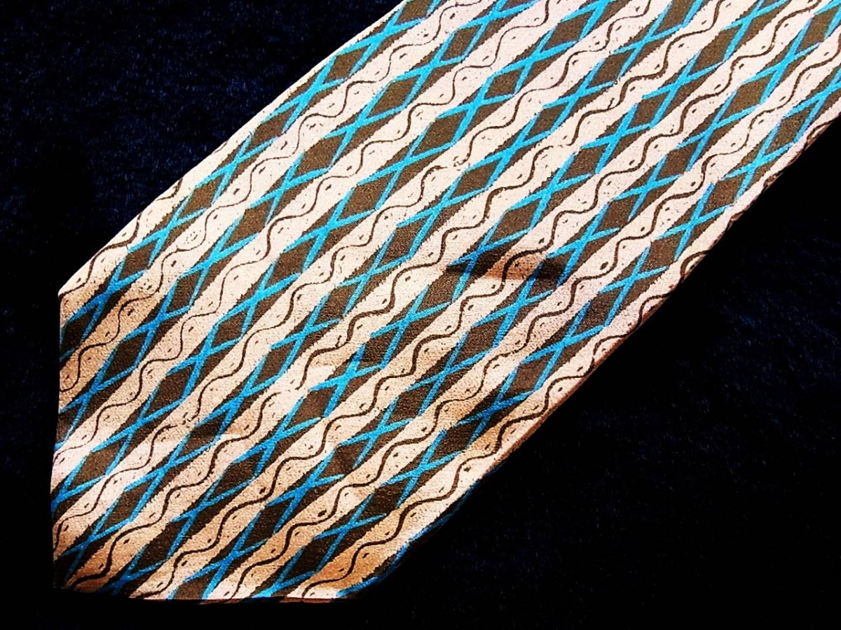 ■M1508【美品!ブランド 即決350円♪早者勝】 ミッシェルクランのネクタイ拍卖