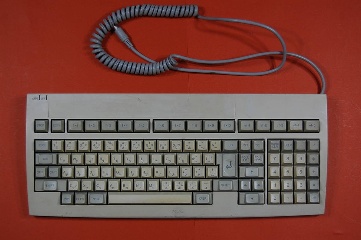 NEC PC98用 キーボード ヤケ・ヨゴレ等有り 動作一部確認済 現状渡し ジャンク扱いにて B022 拍卖