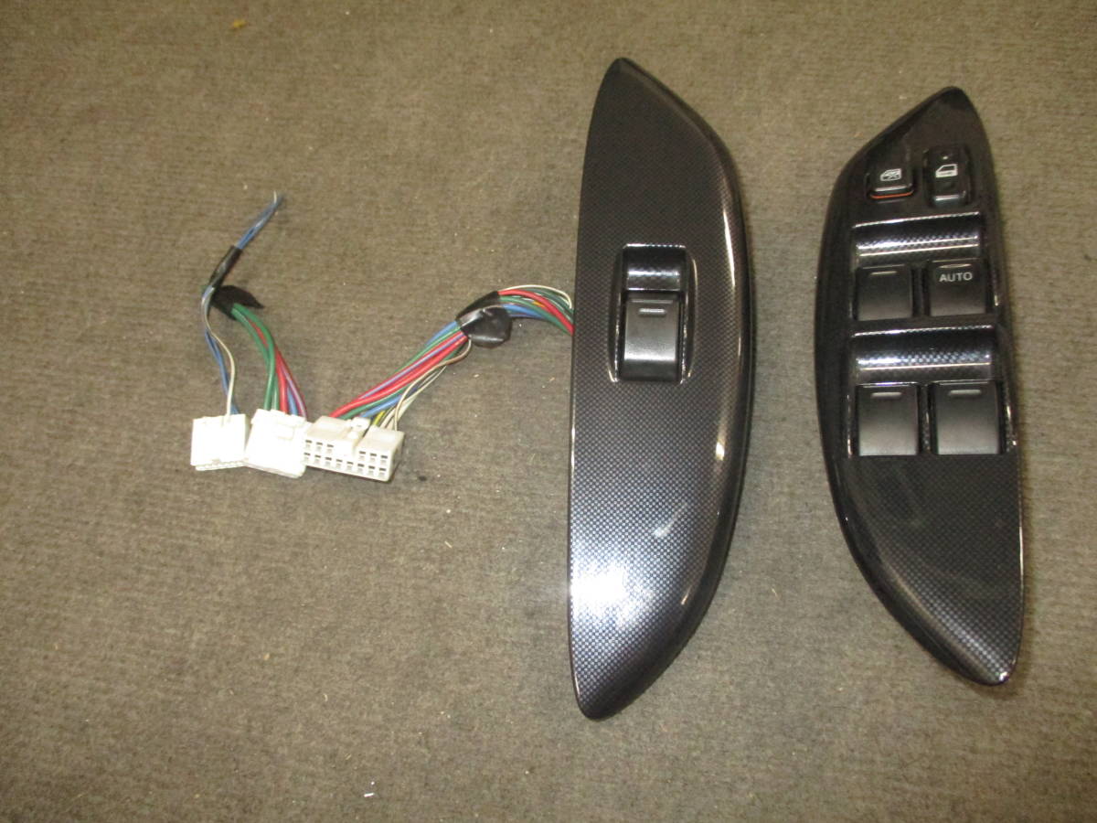 NCP13 VITZ RS前期 5ドア車 フロント用 PWスウィッチ(カーボン調パネル)拍卖