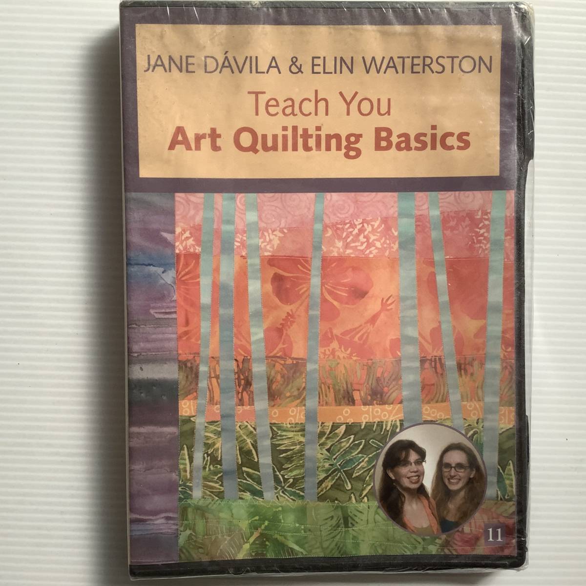 手芸本■ARTBOOK_OUTLET■1-119★送料無料 アートキルトの基本を学ぶ DVD Jane Davila & Elin Waterston Teach You Art Quilting Basics拍卖
