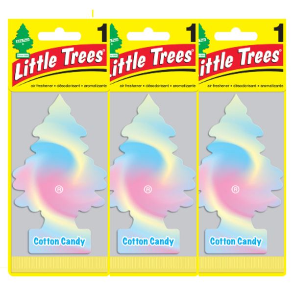Little Trees リトルツリー エアフレッシュナー コットンキャンディー Cotton Candy 芳香剤 USDM 3枚セット拍卖