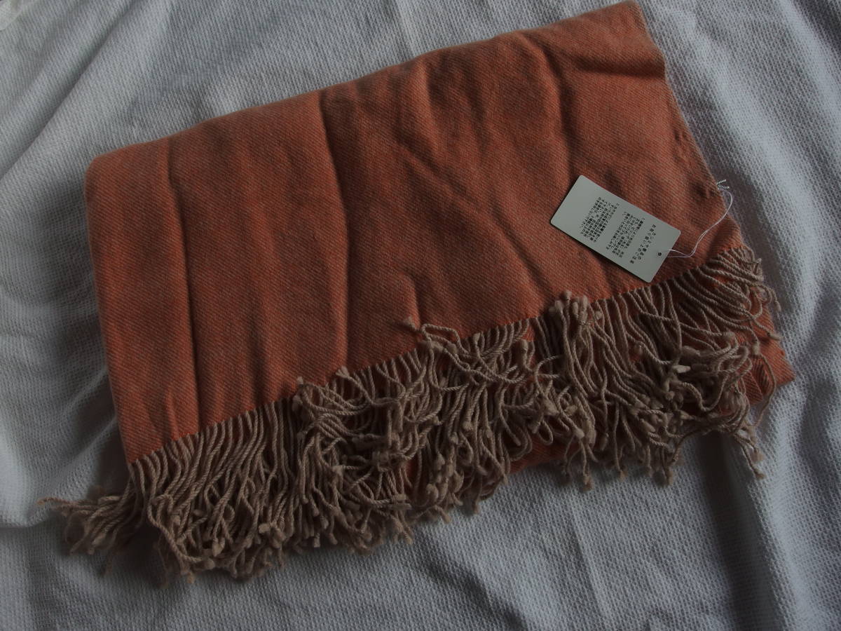 ◎新品タグ付き◎カシミヤフリンジ付きストール31,219円OR拍卖