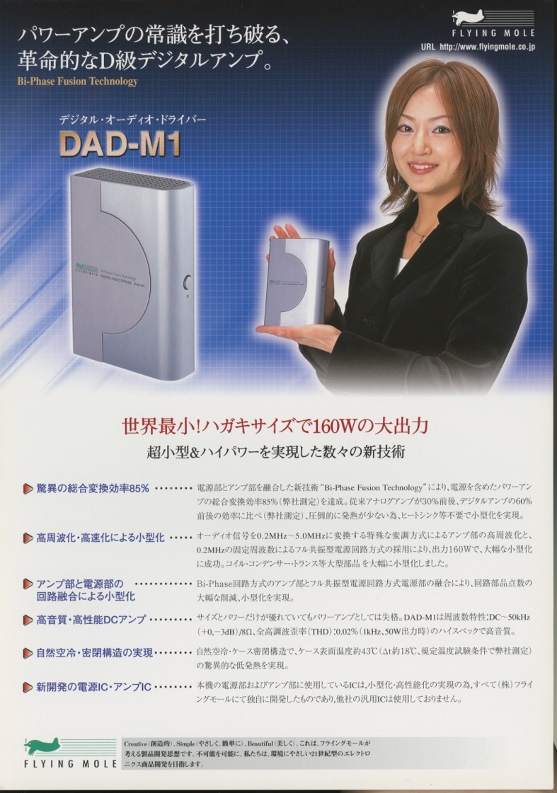 Flying Mole DAD-M1のカタログ フライングモール 管5012拍卖