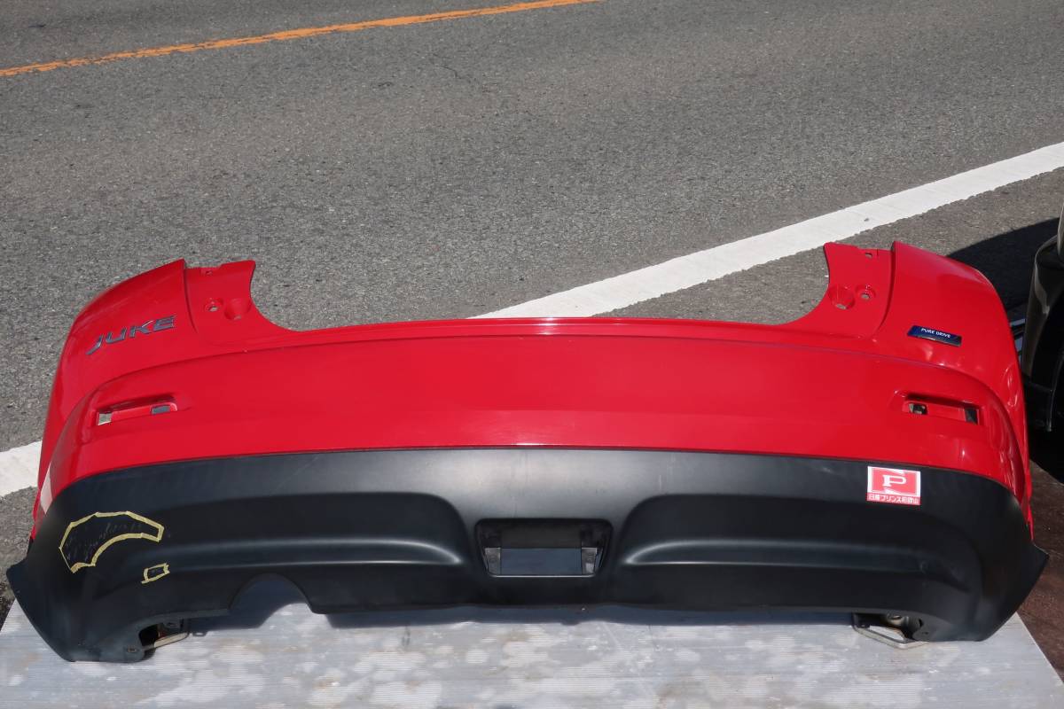 F15 ジューク JUKE 純正 リア バンパー / 85022 1KA4H / 850B2 1KA0A / カラー A20 赤拍卖