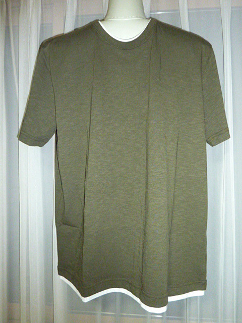 ★新品未使用 日本製・Tシャツ・モスグリーン・3L★拍卖