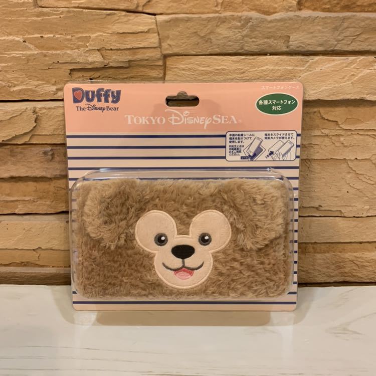 新品☆ディズニー シーTDS☆ダッフィー スマホケース スマートフォンケース シェリーメイ もこもこ拍卖