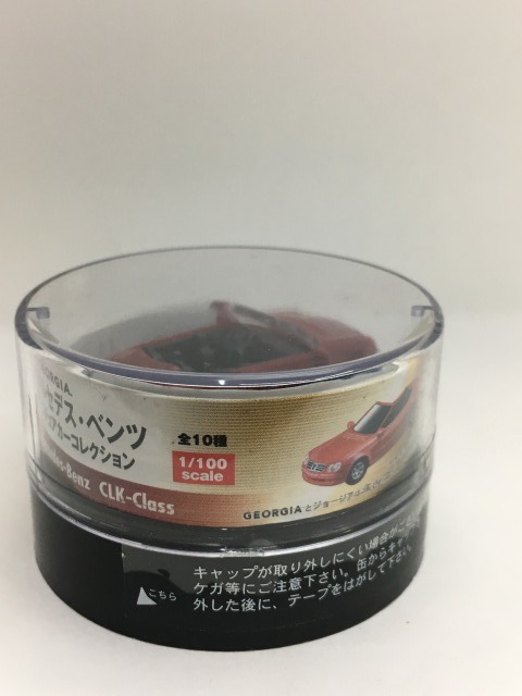 ■★ジョージア メルセデス・ベンツ ミニチュアカーコレクション Mercedes-Benz CLK-Class(1/100scale)拍卖